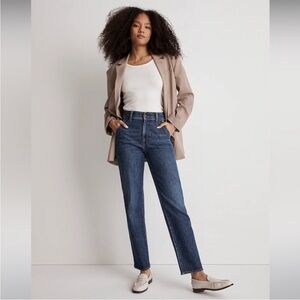 Madewell The Perfect Vintage Straight Jean In Stanhill Wash Size 26